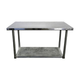 Nexel 4824SS Stainless Steel Work Table - 24 X 48 Inch