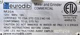 Eurodib M20A Planetary Mixer