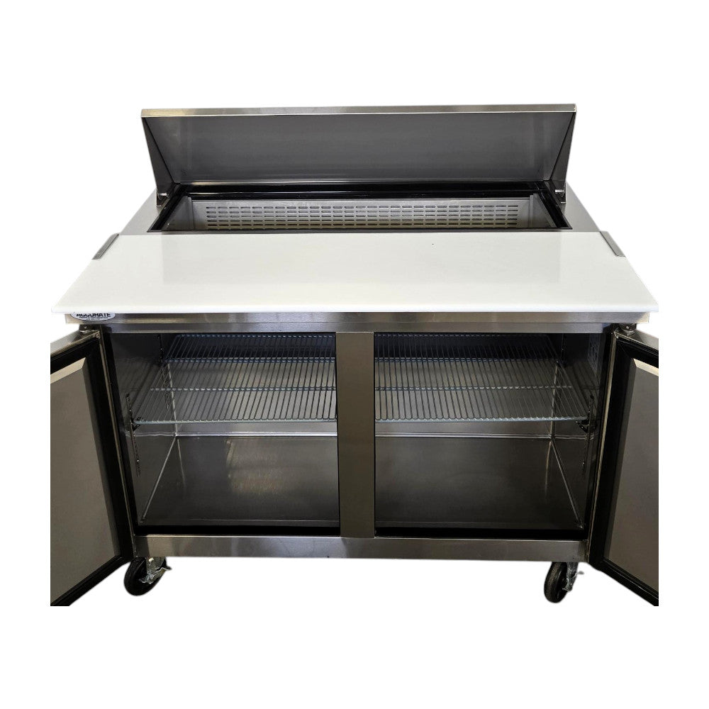 New Air NPT-048-SA Refrigerated Prep Table - 48 inch