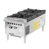 Vulcan VCRH Series 12" Two Burner 50,000 BTU Gas Hot Plate - VCRH12