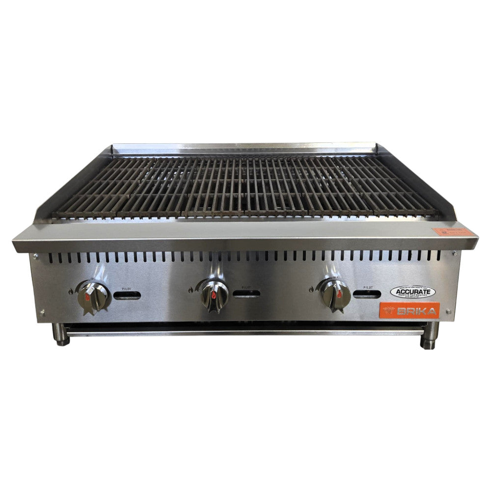 Brika BRB-36 Charbroiler - Natural Gas