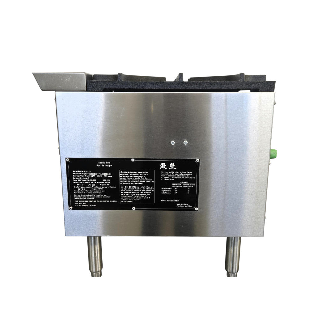 Brika BSP-18 Stock Pot Range - Natural Gas