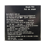 Brika BSP-18 Stock Pot Range - Natural Gas