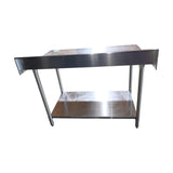Thorinox DSST-3040-BK SS Table with Splash Guard 30 x 48 x 39