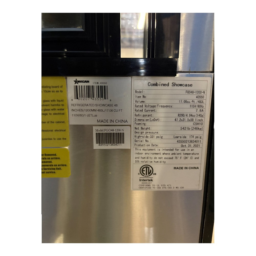 Omcan 43550 Refrigerated Showcase