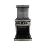 Vulcan SX-24 4 Burner Range with Standard Oven - Natural Gas