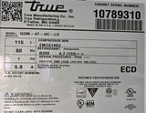 TRUE GDM-47-HC-LD 2 Section Refrigerated Merchandiser