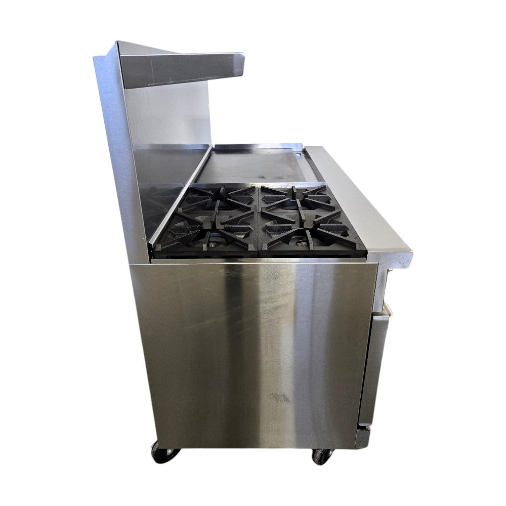 Atosa AGR-4B36GR 4 Burner Range and Griddle