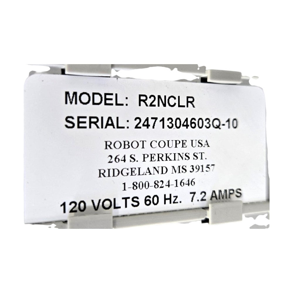 Robot Coupe R2NCLR Food Processor - Never Used