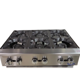 Atosa ACHP-6-LP 6-Burner Heavy Duty Countertop Range