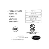 Globe PF32E-C Countertop Electric Fryer