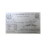 Royal RKTB-24 Kabob Broiler - Natural Gas