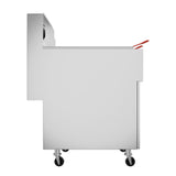 Vulcan 1GR85M 85 Lb High Efficiency Floor Tube Fired Natural Gas Fryer - VRS Restaurant Equipment & Supply Store