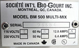 Bio Gourt BM-500 MULTI-MIX Frozen Yogurt Blender