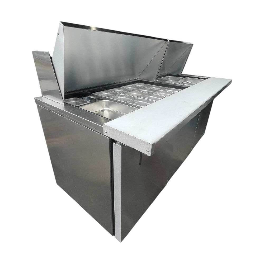 TRUE TSSU-72-30M-B-ST-HC Mega Top Refrigerator Sandwich Prep Table