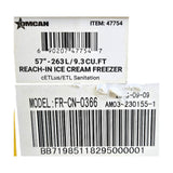 Omcan 47754 Ice Cream Merchandiser