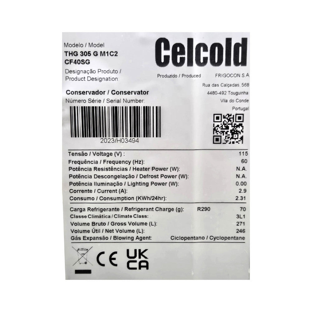 Celcold CF40SG Ice Cream Dipping Cabinet