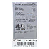 Glacier GCB-48 Chef Base - 2 Drawer - 48 inch