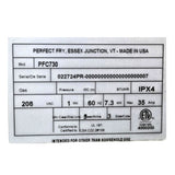 Perfect Fry PFC730 Ventless Fryer - Countertop