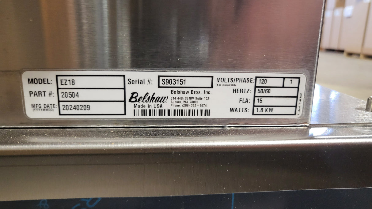 Belshaw EZ Melt EZ18 Shortening Melter-Filter