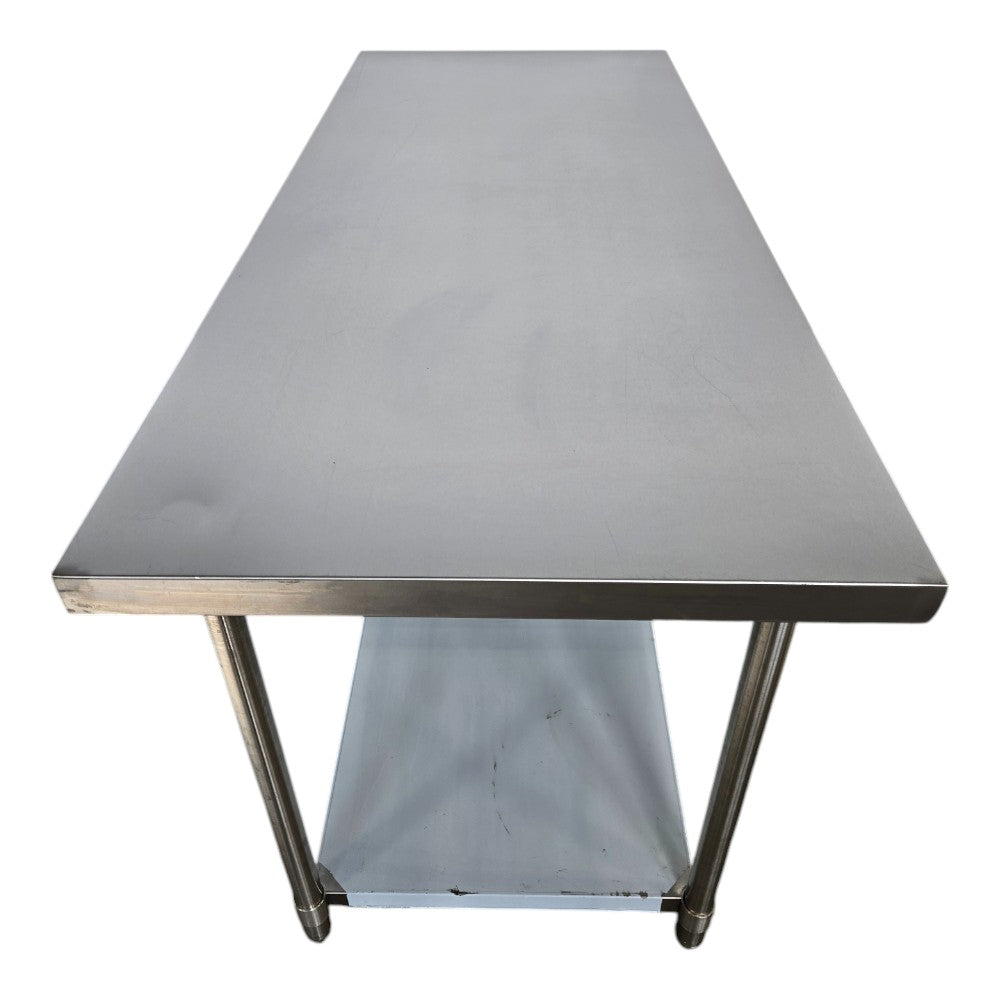 Rosko DOYWT3072SS Stainless Steel Double Work Table