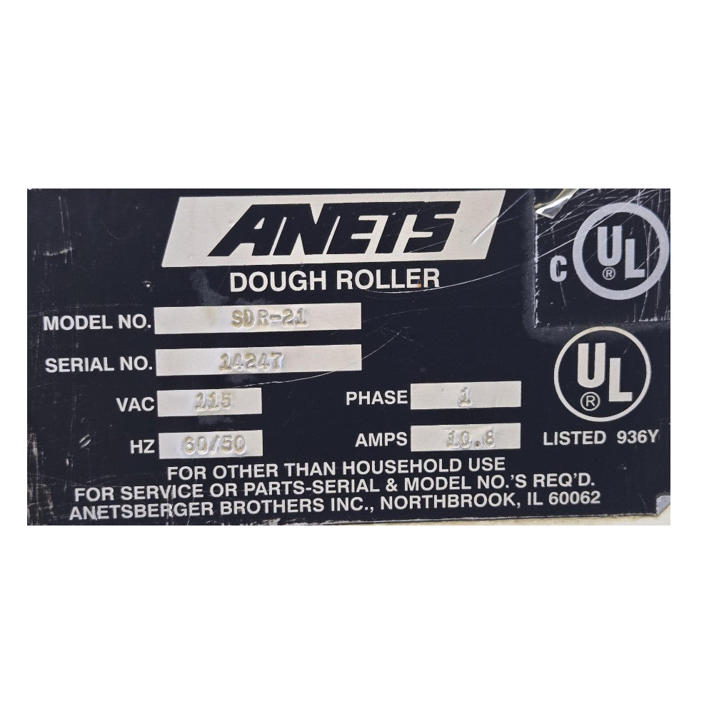 Anets SDR-21 Dough Roller