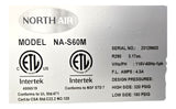 North-Air NA-S60M Double Door 60 inch Refrigerated Mega Top Sandwich Prep Table
