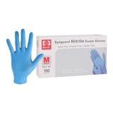 Synguard Nitrile Exam Gloves, Medium Size, 100/pack