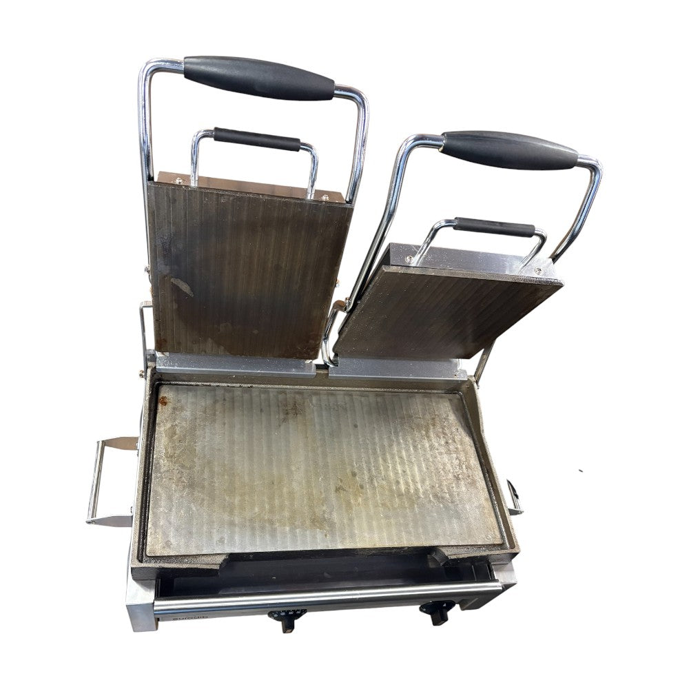 Eurodib SFE02360 Commercial Double Panini Grill