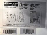 New Air NGR-036-H Reach in Refrigerator - Single Glass Door