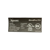 Dynamic TM-800AQ Commercial Blender - With Sound Enclosure