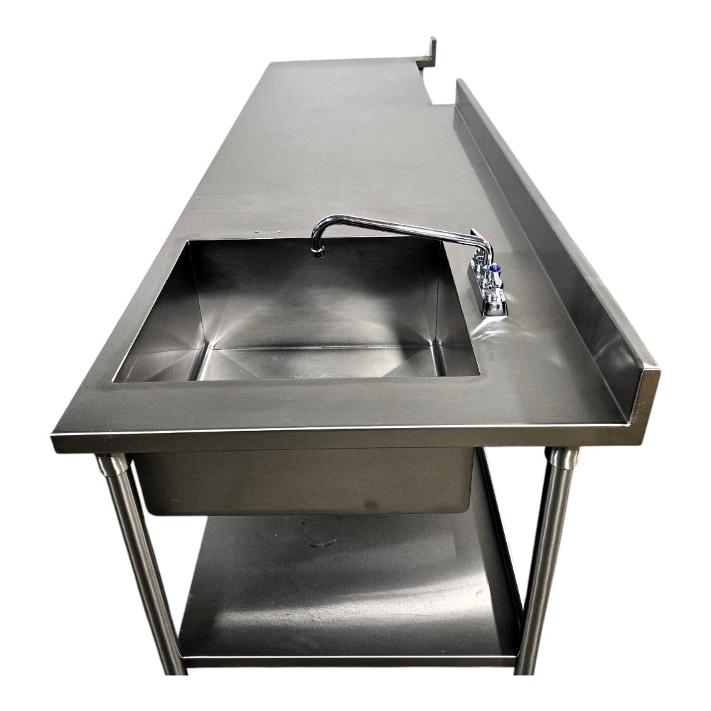 Custom Work Table with Sink & Faucet
