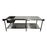 Custom Work Table with Sink & Faucet
