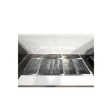 Omcan NH-5-240 Steam Table - 5 Well with Sneeze Guard