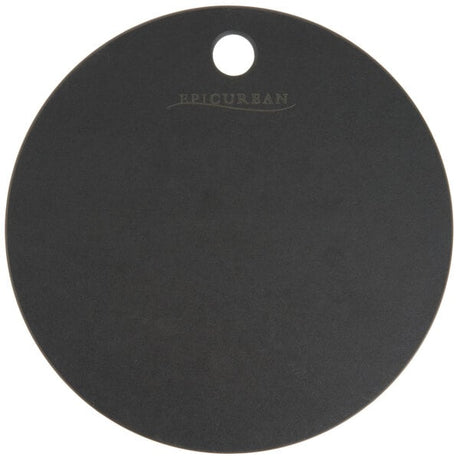 Epicurean 8 in Slate Richlite Wood Fiber Round Pizza Board