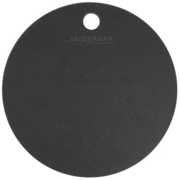 Epicurean 8 in Slate Richlite Wood Fiber Round Pizza Board