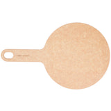 Epicurean 8 in Natural Richlite Wood Fiber Round Pizza Board with 5 in Handle