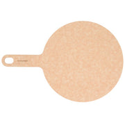 Epicurean 10 in Natural Richlite Wood Fiber Round Pizza Board with 5 in Handle