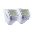 Omcan 80988 - 6 Gallon (24 Liter) Shelf Ingredient Bin with Scoop - Set of 2