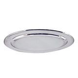Omcan 13 5/8″ x 9 1/2″ Stainless Steel Oval Platter