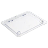 Winco SP7200H - Polycarbonate Food Pan Cover, Hinged - Half (1/2)