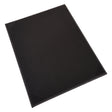 Winco LMS-814BK - Single-View Menu Cover - Black, 8-1/2" x 14"