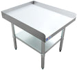Omcan 22057 - 30" x 24" Stainless Steel Equipment Stand with Galvanized Undershelf and Legs