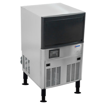 Omcan 20″ Ice Maker Machine with 33 lb. Ice Bin – Ice Yield 80 lb. per Day, Energy Star