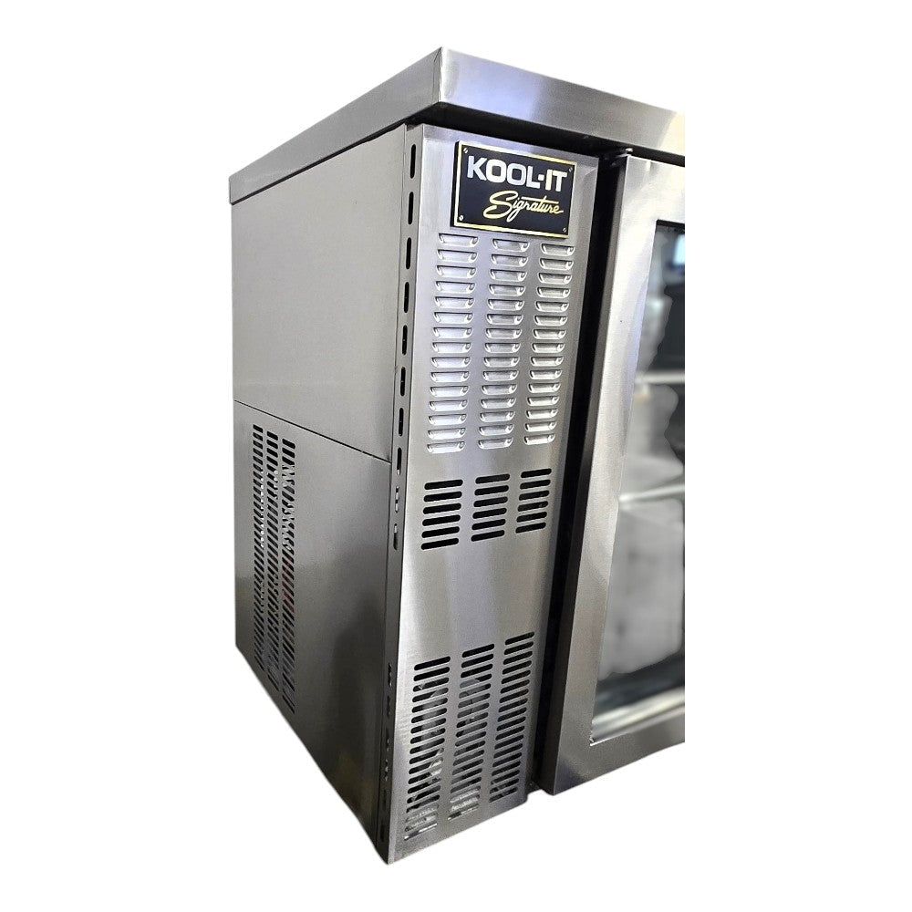 Kool-It KNBB-72SG-HC Back Bar Refrigerator - 3 Door