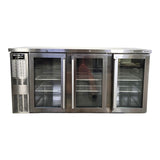 Kool-It KNBB-72SG-HC Back Bar Refrigerator - 3 Door