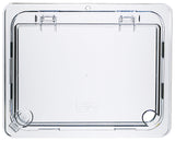 Winco SP7200H - Polycarbonate Food Pan Cover, Hinged - Half (1/2)
