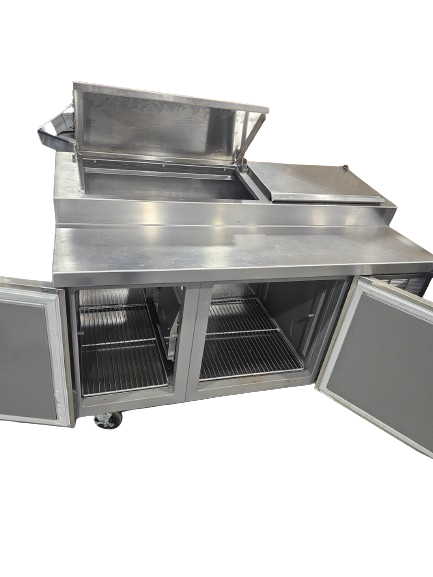 Delfield 18660PTBMP 60" Two Door Refrigerated Pizza Prep Table