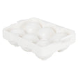 Winco ICCP-6W - Round Ice Cube Tray, 6 Compartments