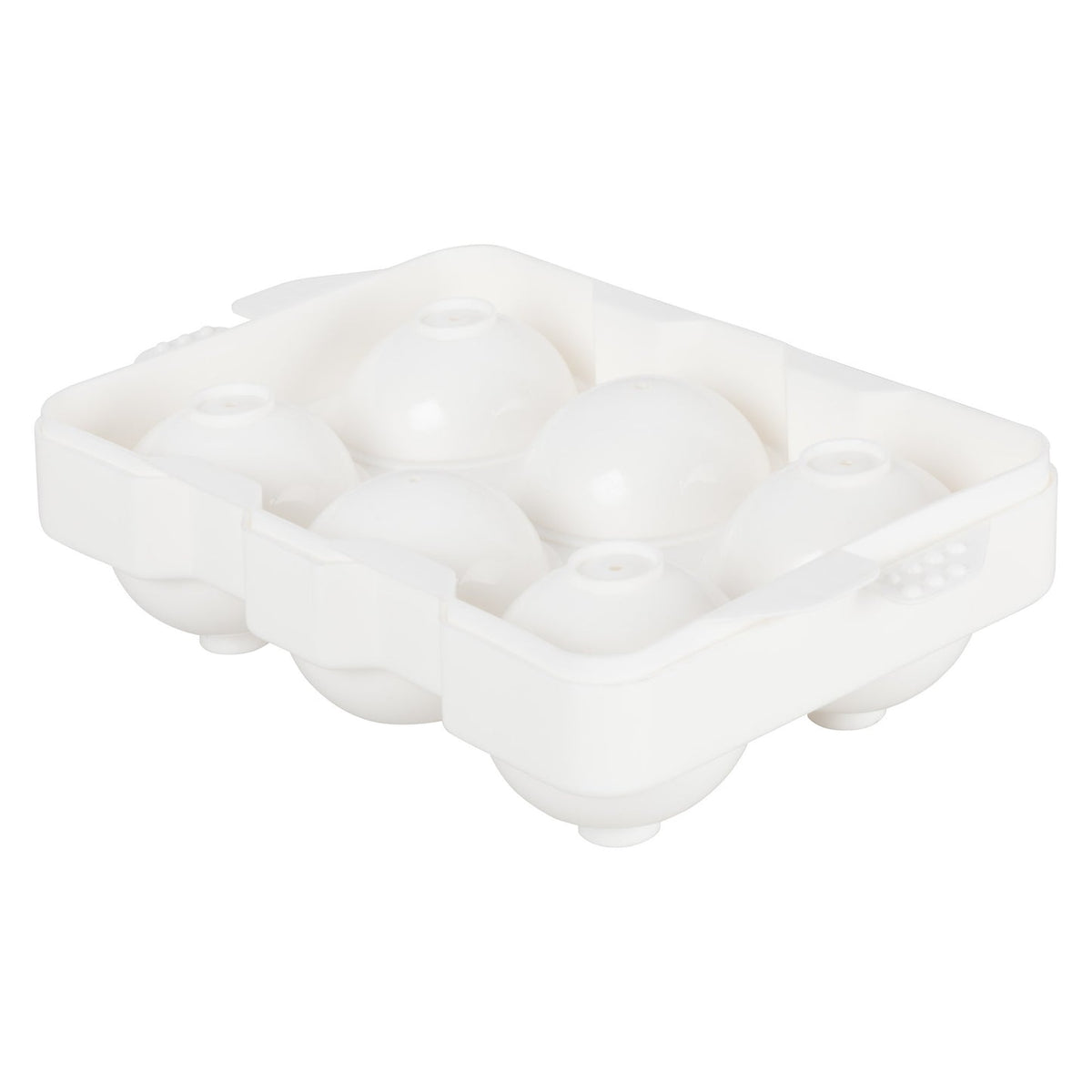 Winco ICCP-6W - Round Ice Cube Tray, 6 Compartments